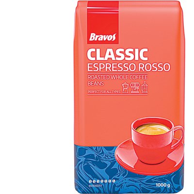 BRAVOS ESPRESSO ROSSO SZEMES KÁVÉ termékképe