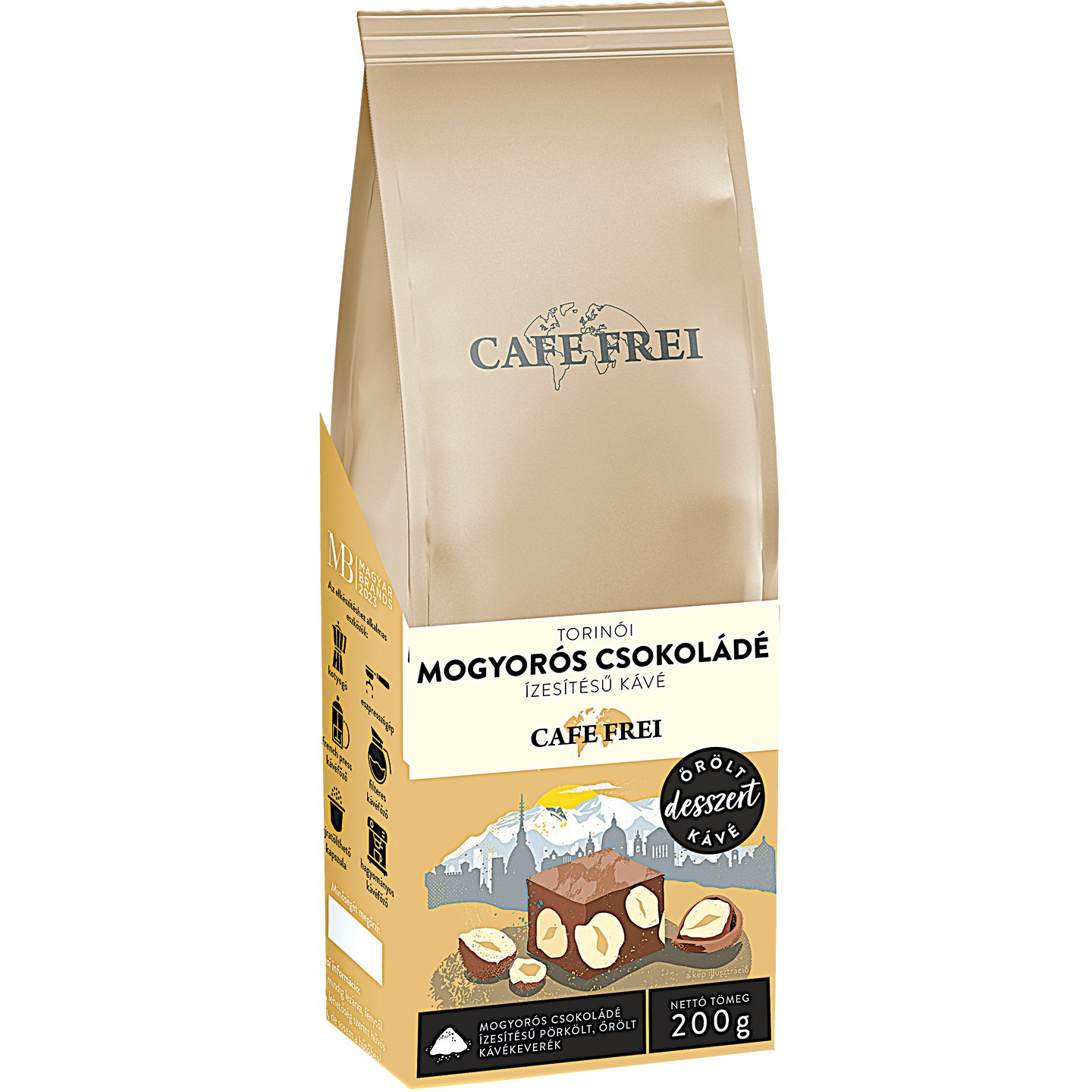 Cafe Frei Törtmogyoró őrölt Kávé