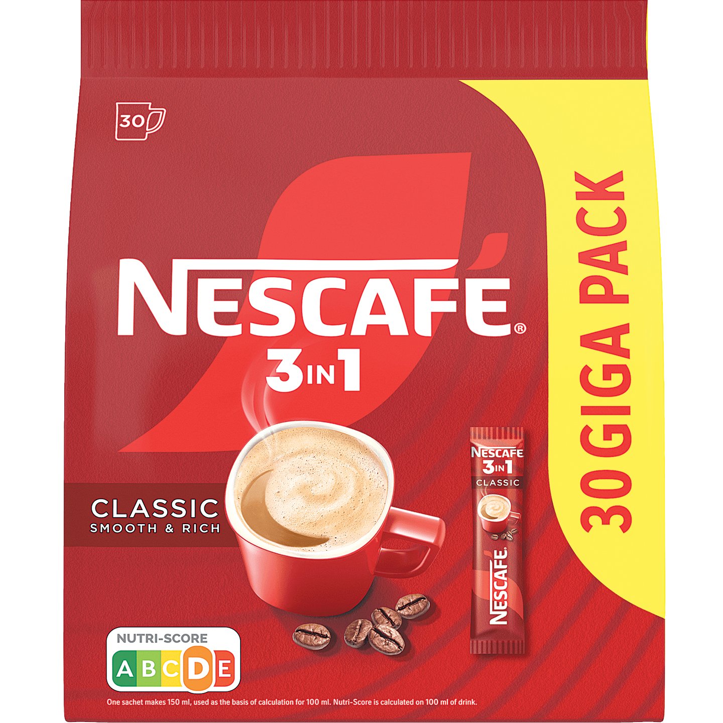 Nescafé Classic 3in1 Xxl Giga Pack