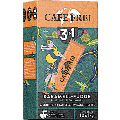Image of CAFE FREI SKÓT KARAMELL-FÜGE 3IN1 KÁVÉ