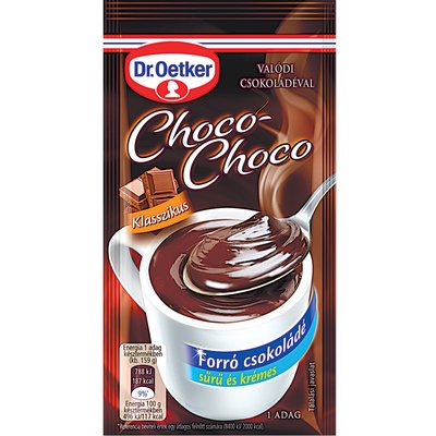 DR. OETKER CHOCO-CHOCO KLASSZIKUS FORRÓ CSOKOLÁDÉ termékképe