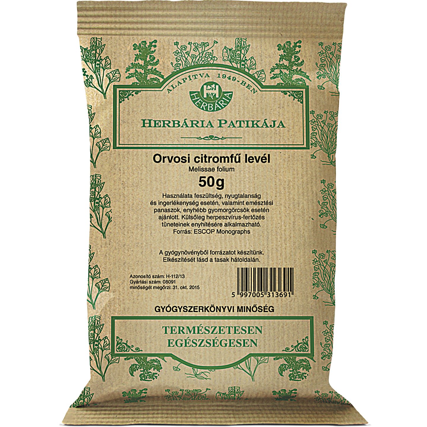 Herbária Citromfűlevél Tea