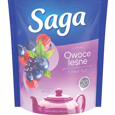 SAGA ERDEI GYÜMÖLCS ÍZŰ GYÜMÖLCSTEA termékképe