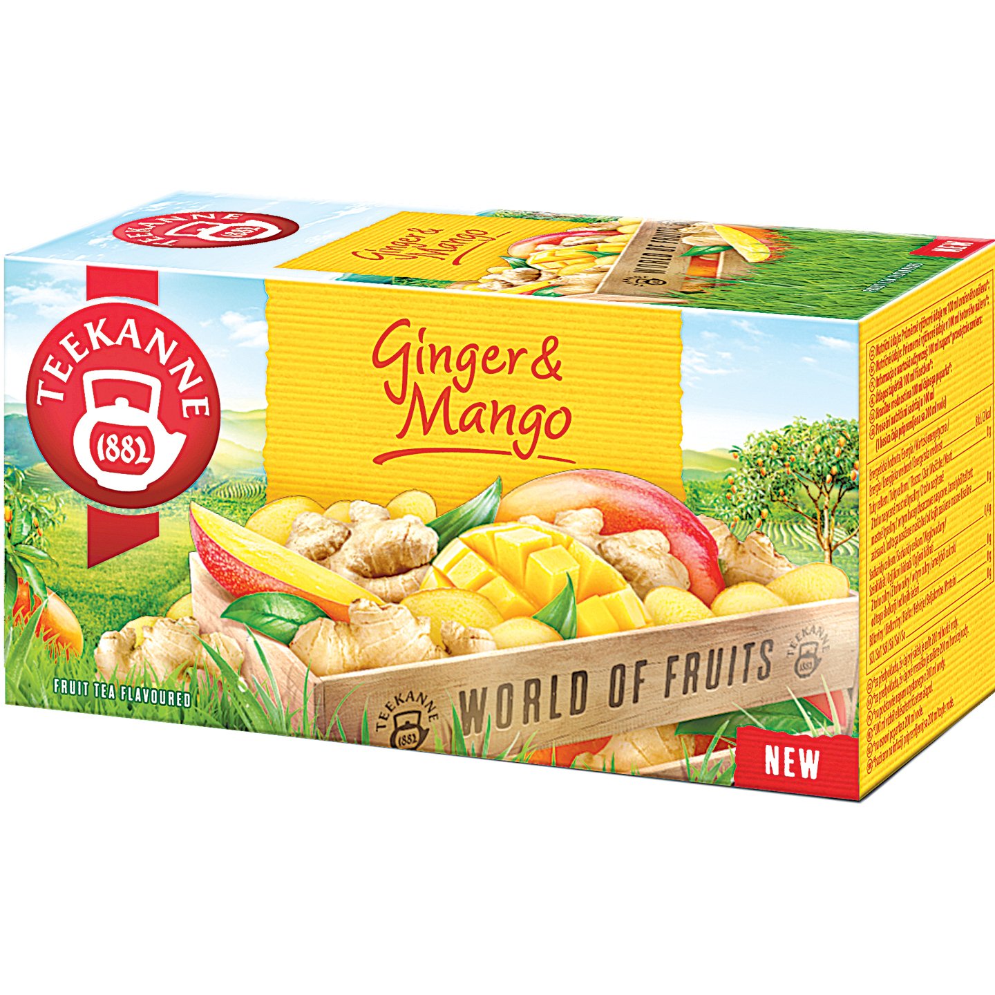 Teekanne Gyömbér-mangó ízű Filteres Tea