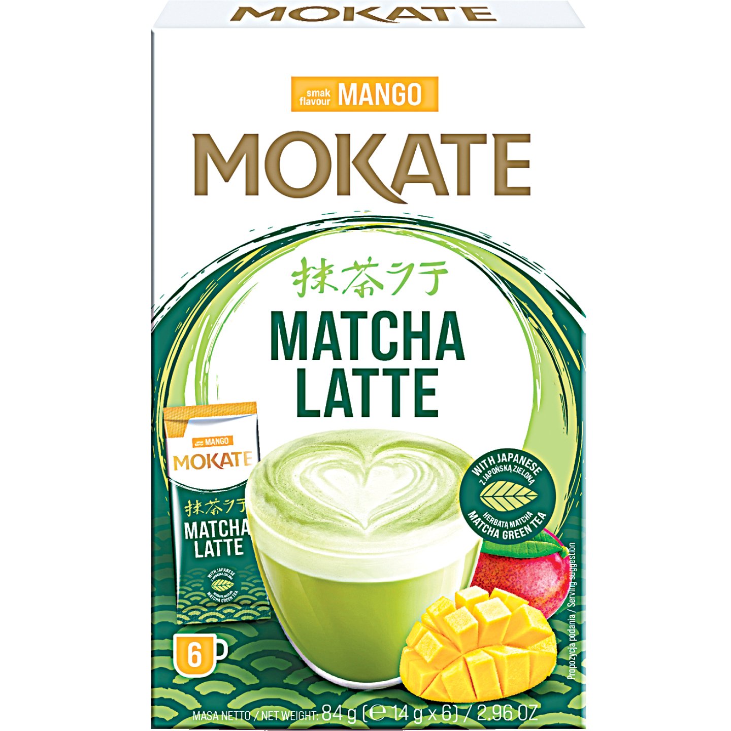 Mokate Matcha Latte Mangó