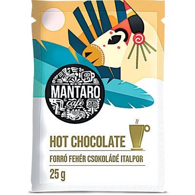 MANTARO FEHÉR CSOKOLÁDÉ ÍZŰ ITALPOR termékképe