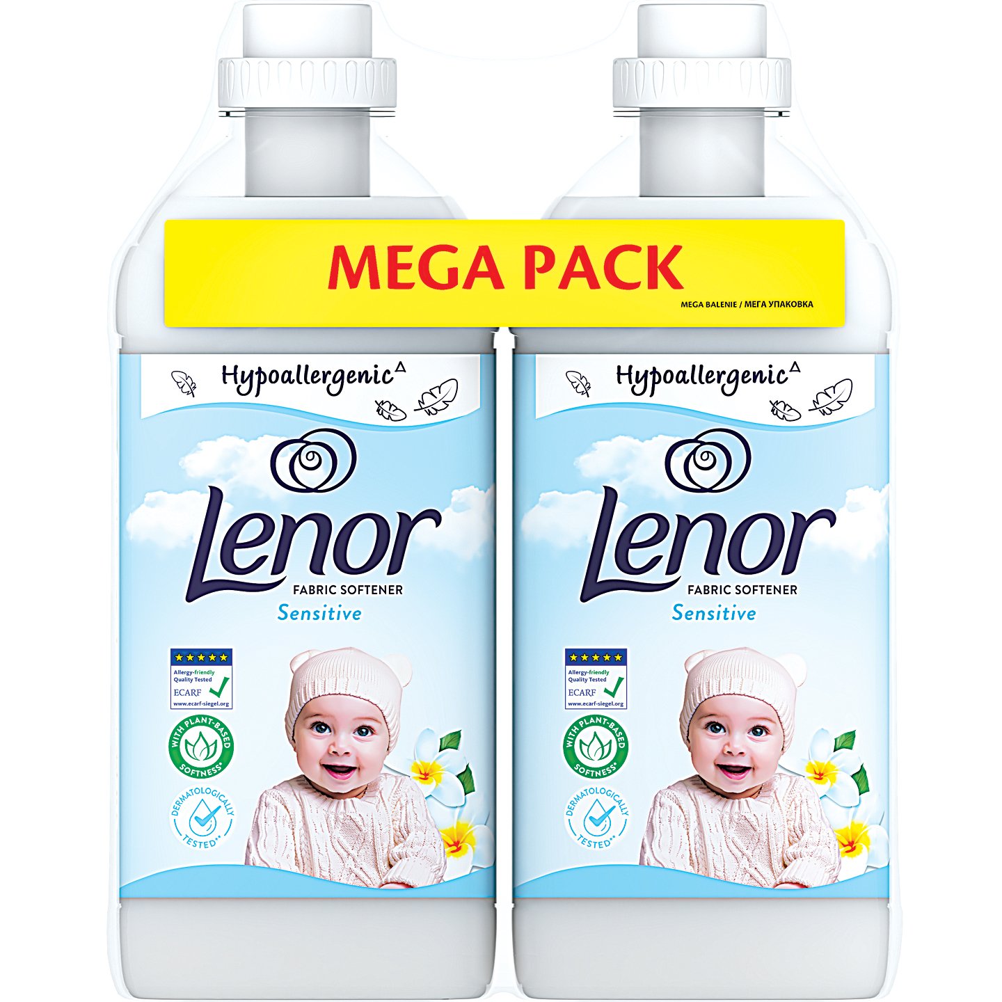 Lenor Sensitive öblítő Duopack