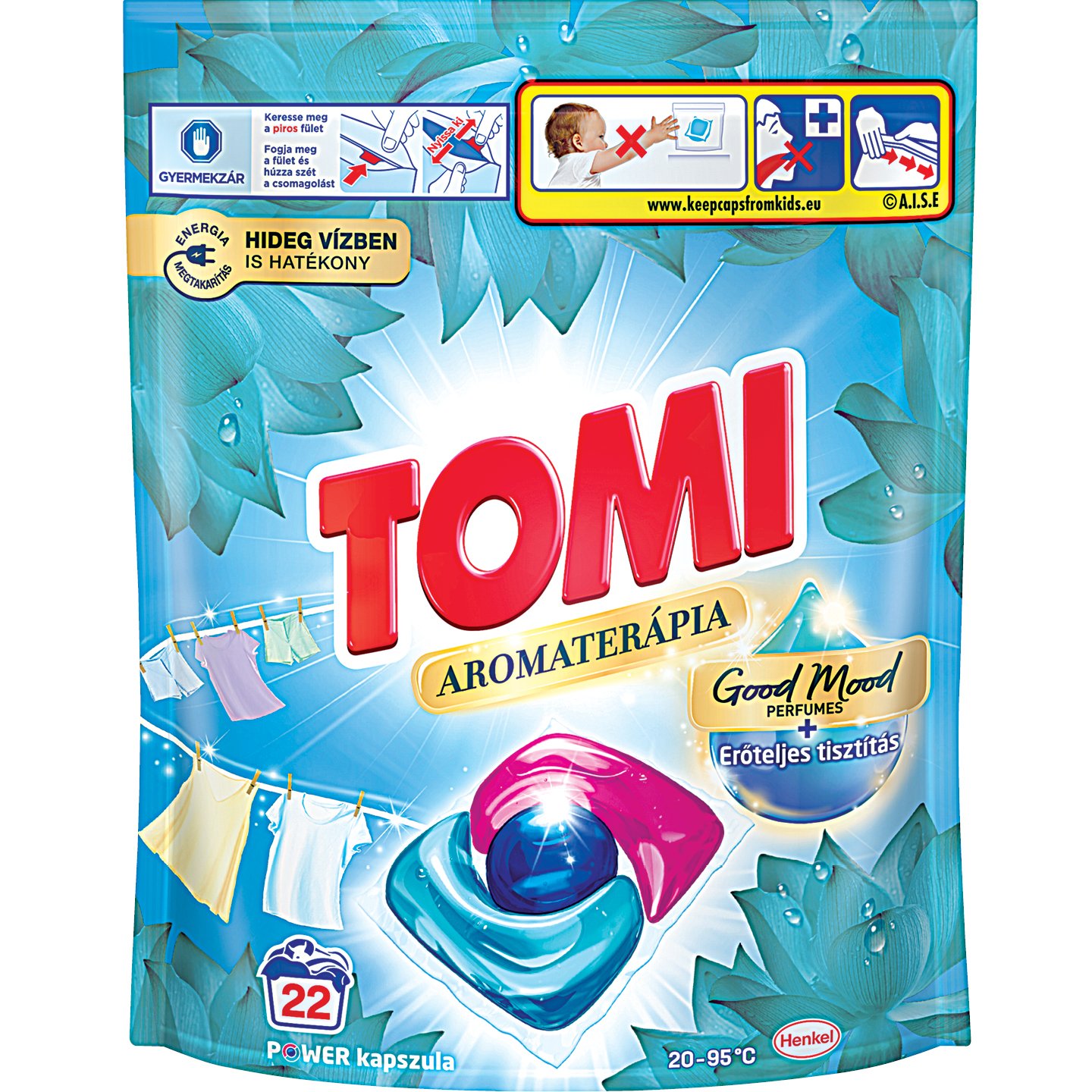 Tomi Power Lótusz Mosókapszula