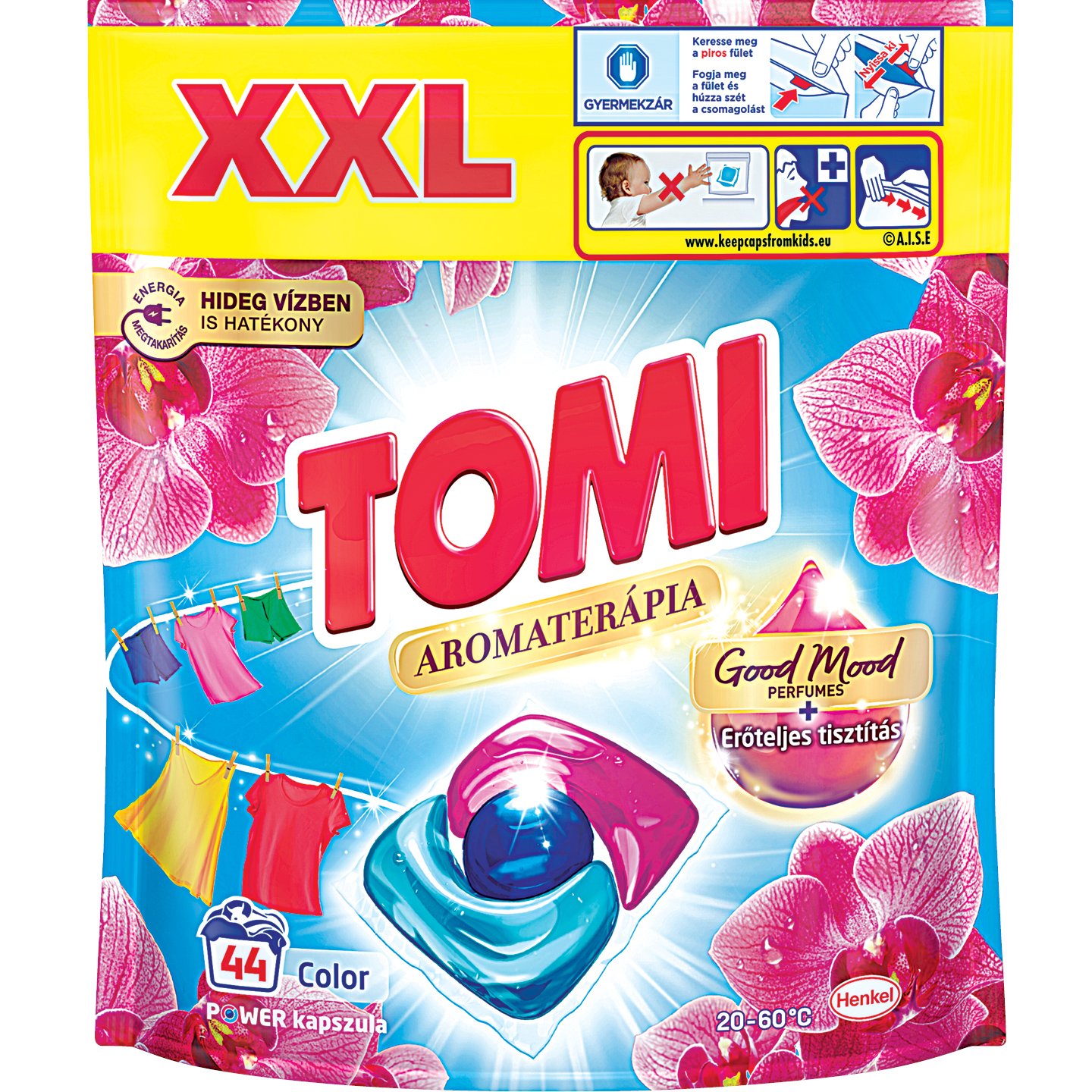 Tomi Orchidea Makadám Mosókapszula