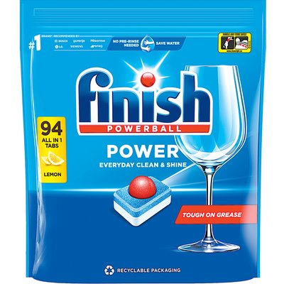 FINISH FINISH POWER ALLIN1 LEMON MOSOGATÓGÉP TABLETTA termékképe