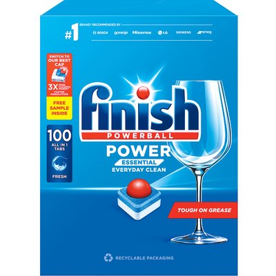 FINISH POWER ESSENTIAL REGULAR MOSOGATÓGÉP TABLETTA termékképe