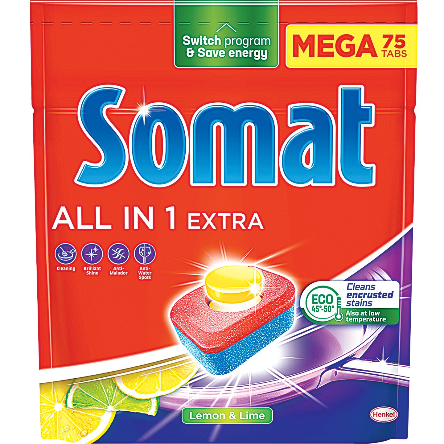 Somat All In 1 Extra Lemon Lime Mosogatógép Tabletta
