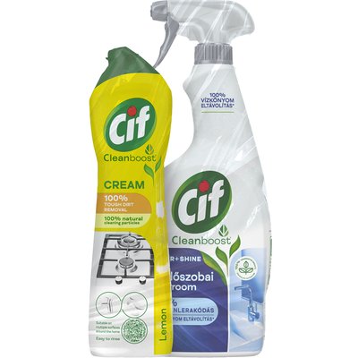 CIF VÍZKŐOLDÓ SPRAY + CIF LEMON SÚROLÓSZER termékképe