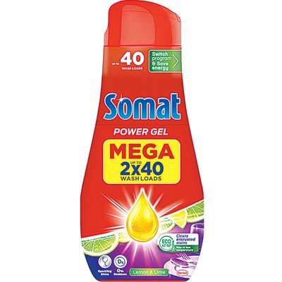 SOMAT LEMON-LIME MOSOGATÓGÉP GÉL termékképe