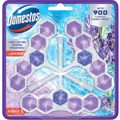 DOMESTOS POW5 WC RÚD 3X50G LAVEND. termékképe