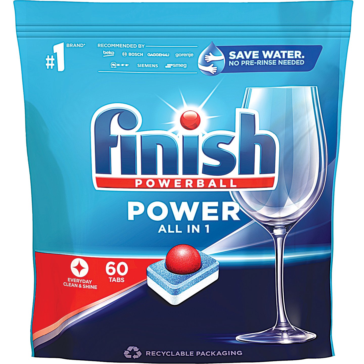 Finish All In 1 Power Mosógatógép Tabletta