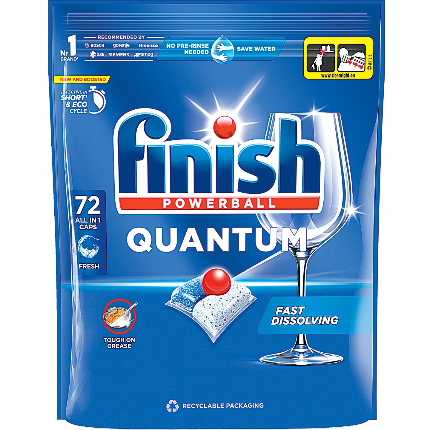 Finish Quantum Allin1 Regular Mosogatógép Tabletta