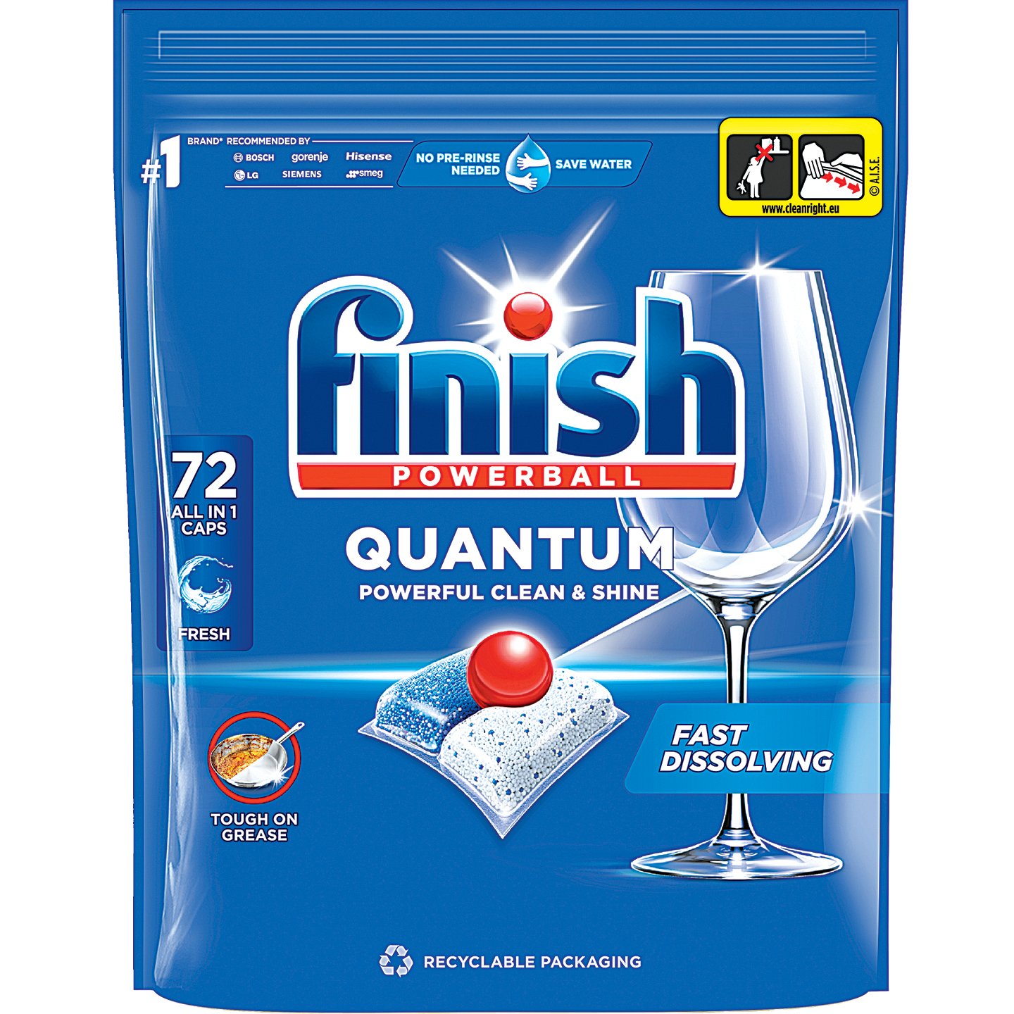Finish Quantum Allin1 Regular Mosogatógép Tabletta