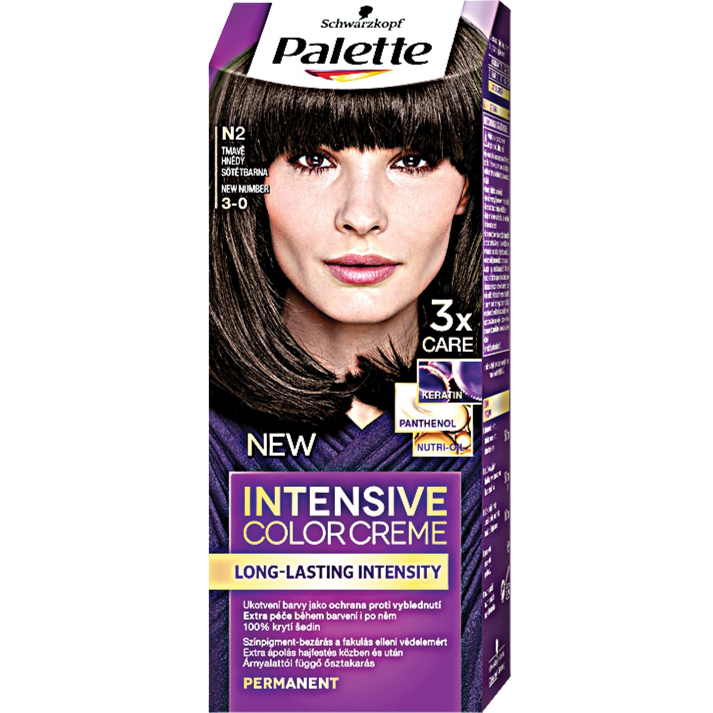 Palette N2 Sötétbarna Hajfesték