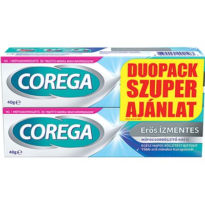 COREGA ÍZMENTES MŰFOGSORRÖGZÍTŐ KRÉM DUOPACK termékképe