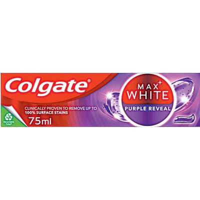 COLGATE MAX WHITE PURPLE REVEAL FOGKRÉM termékképe