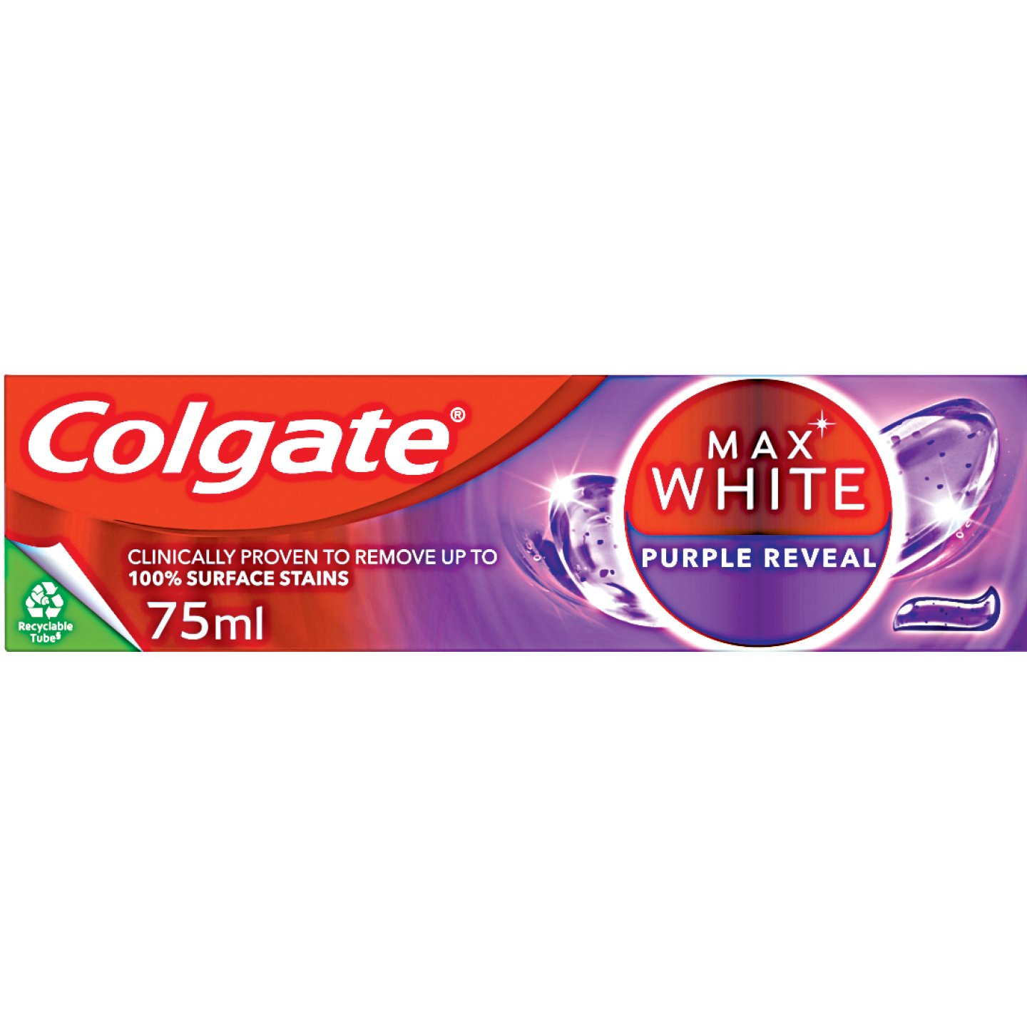 Colgate Max White Purple Reveal Fogkrém