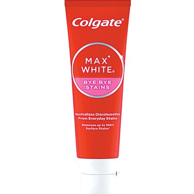 COLGATE MAX WHITE BYE BYE STAIN FOGKRÉM termékképe