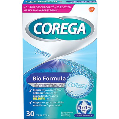 COREGA BIO FORMULA MŰFOGSORTISZTÍTÓ TABLETTA termékképe
