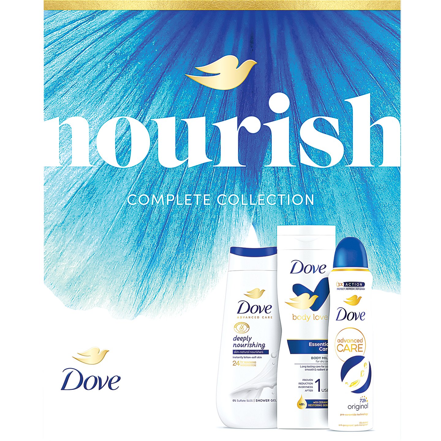 Dove Nourish Kényeztető Ajándékcsomag