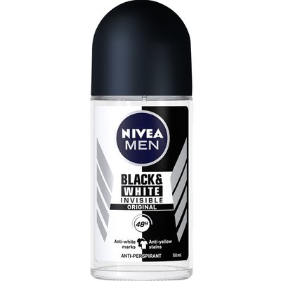 NIVEA MEN ROLL-ON BLACK & WHITE termékképe