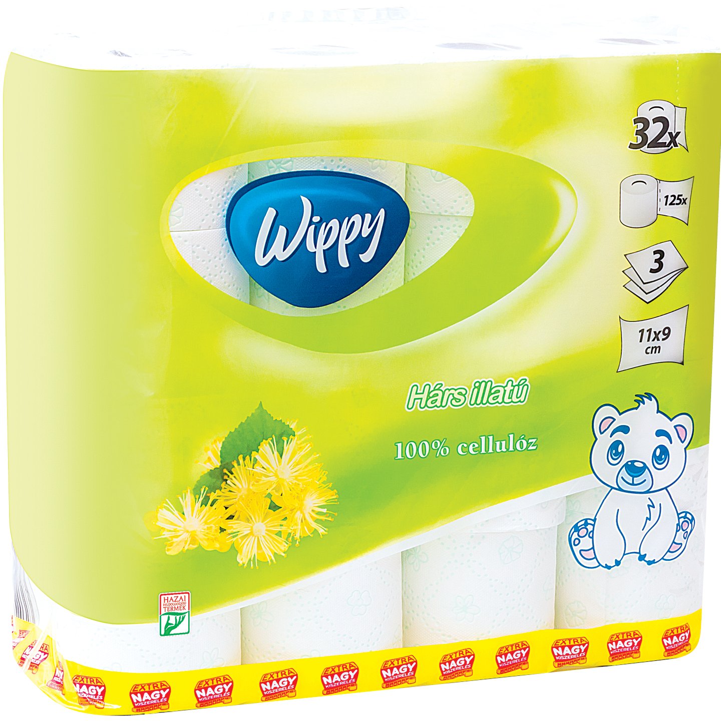 Wippy Toalettpapír Hárs Illattal
