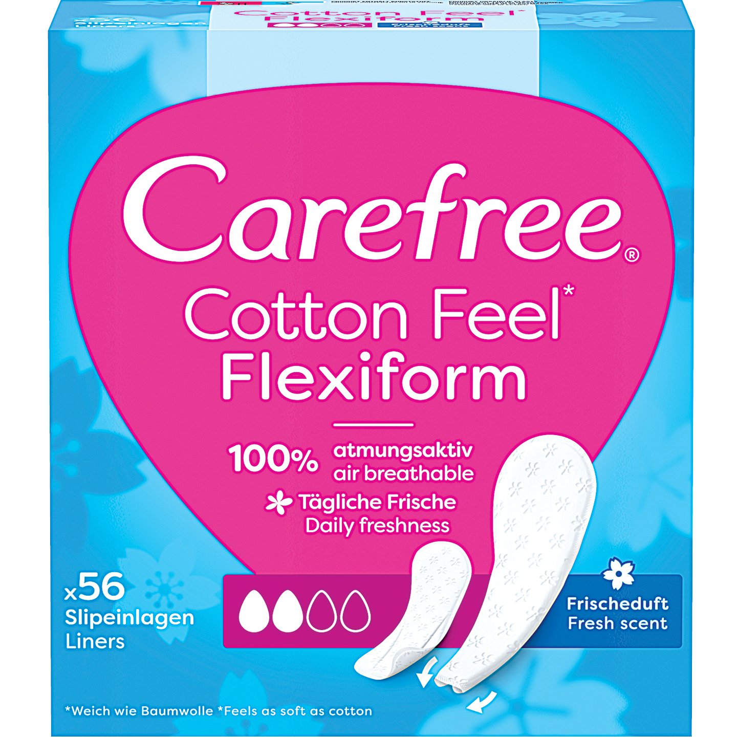 Carefree Flexiform Fresh Tisztasági Betét