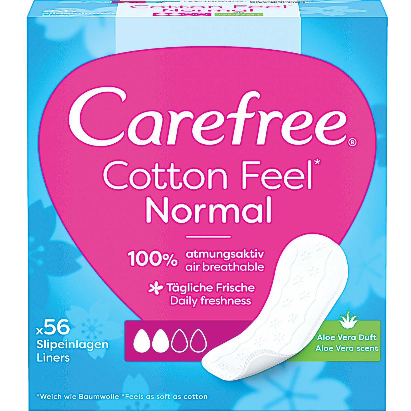 Carefree Cotton Aloe Vera Tisztasági Betét