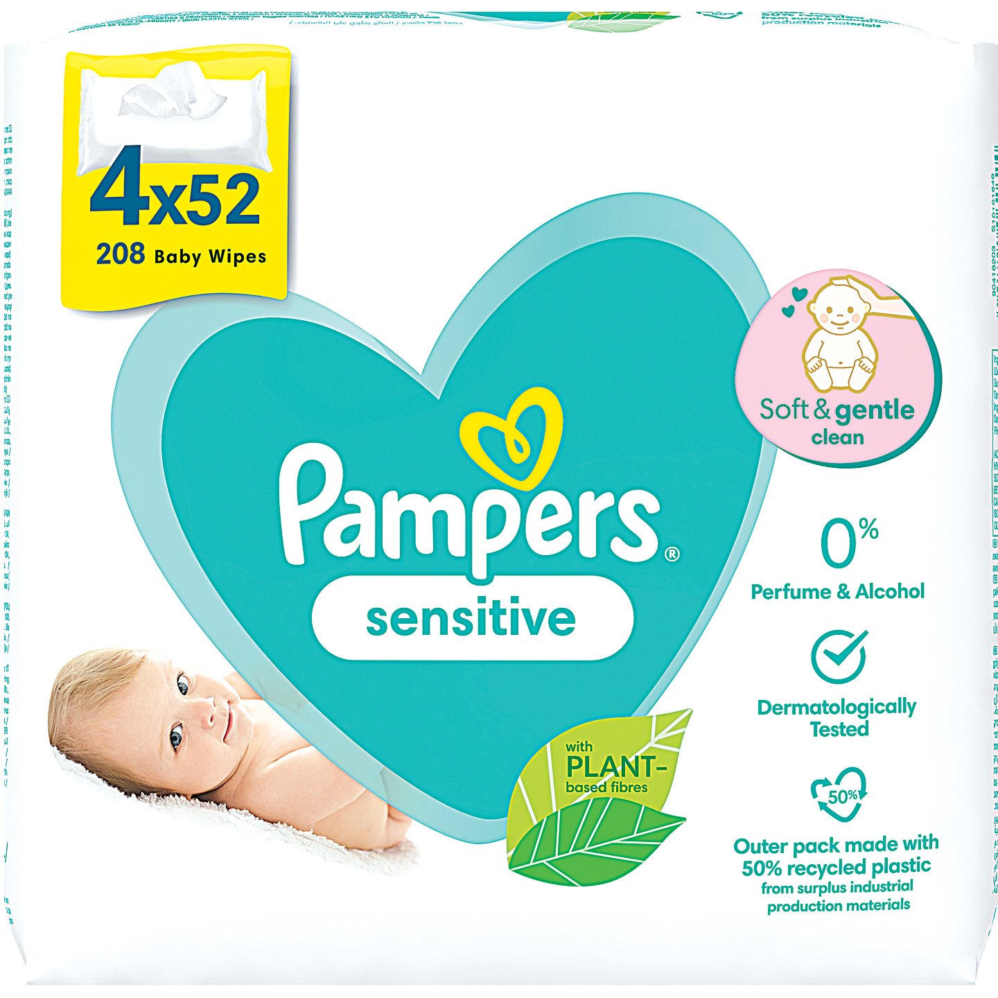 Pampers Sensitive Törlőkendő