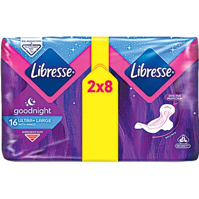 LIBRESSE ULTRA NIGHT EGÉSZSÉGÜGYI BETÉT termékképe