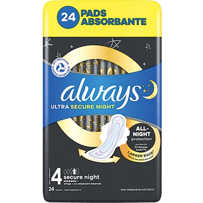 ALWAYS ULTRA BETÉT SECURE NIGHT termékképe