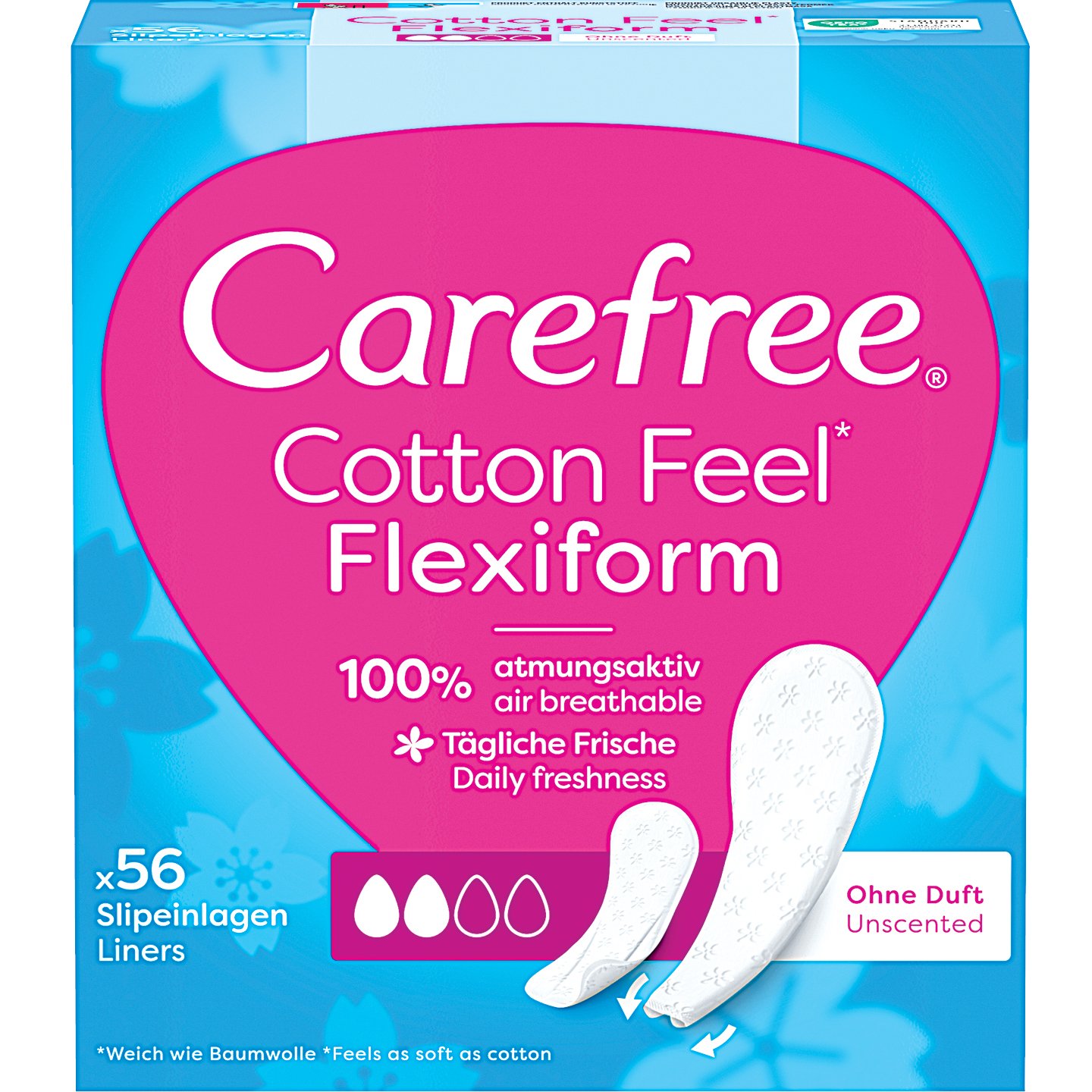 Carefree Cotton Flexiform Tisztasági Betét