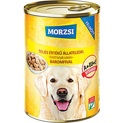 MORZSI KUTYAELEDEL BAROMFIVAL termékképe