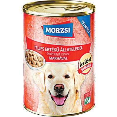 MORZSI KUTYAELEDEL MARHÁVAL termékképe