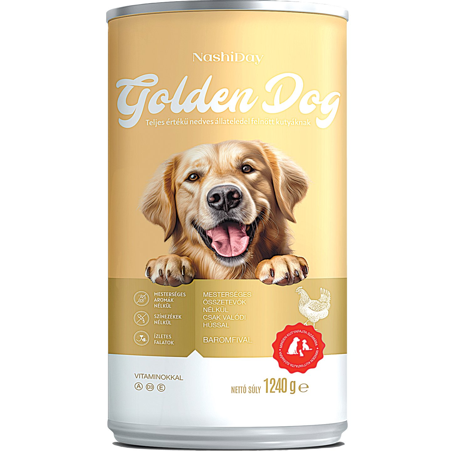 Golden Dog Kutyaeledel Baromfival