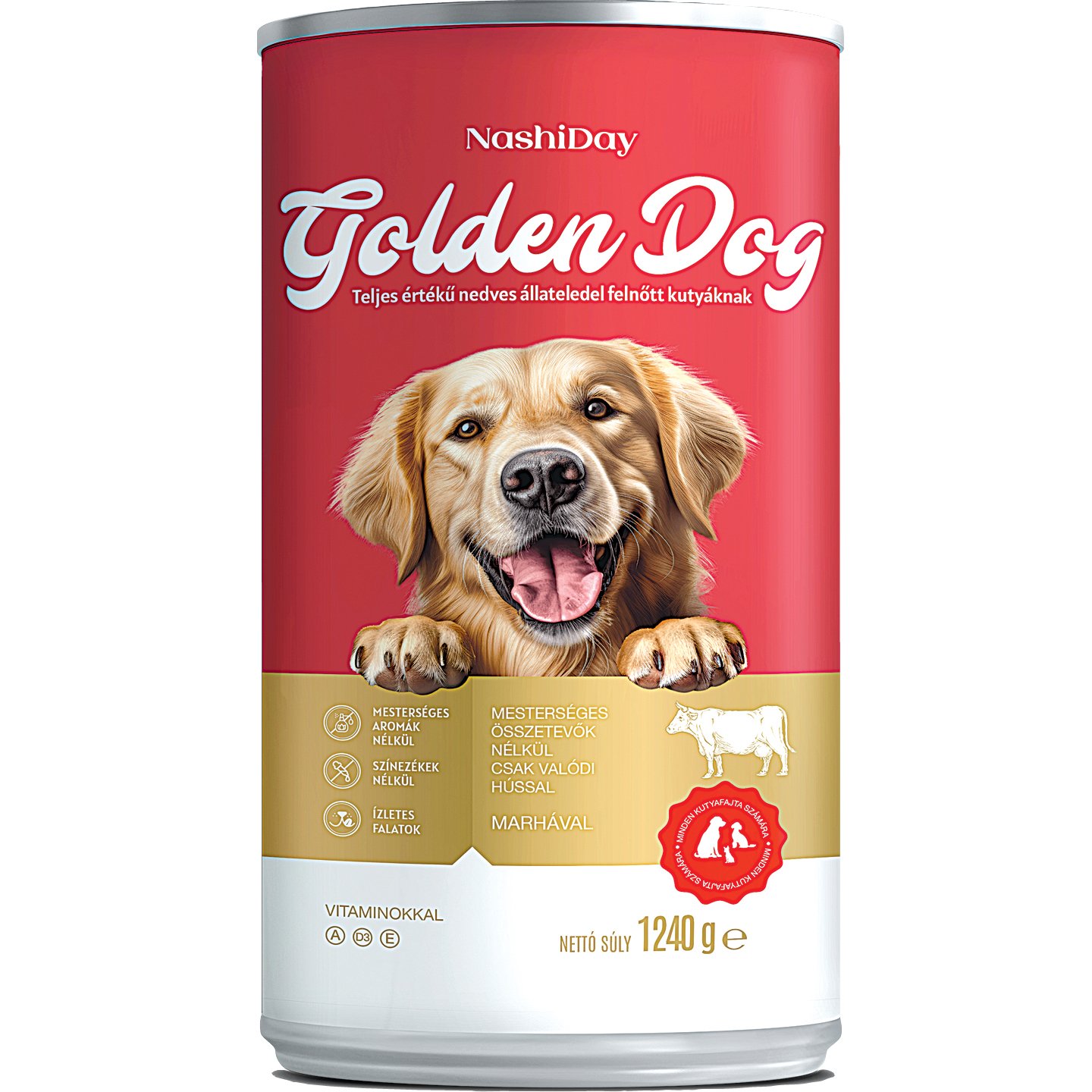 Golden Dog Kutyaeledel Marhával