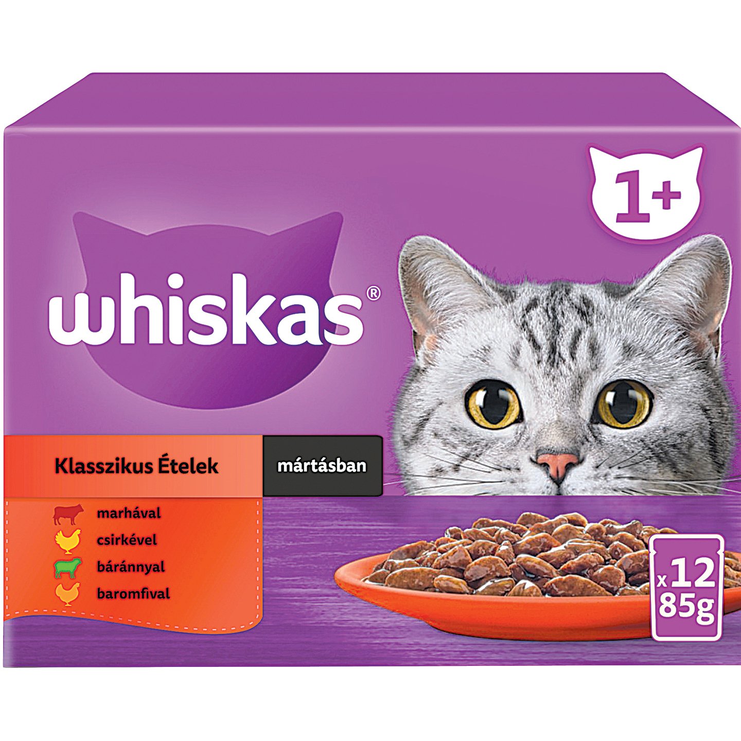 Whiskas Macskaeledel Multipack Hússal