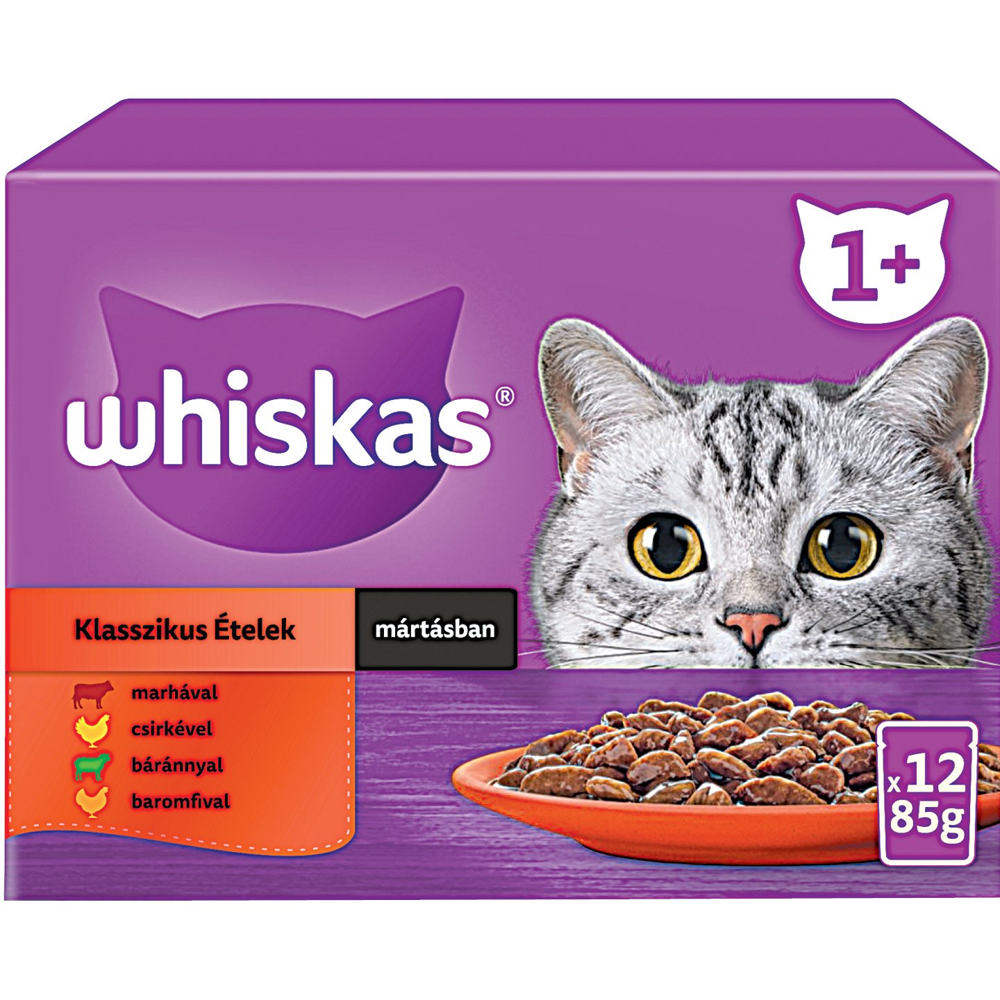 Whiskas Macskaeledel Multipack Hússal