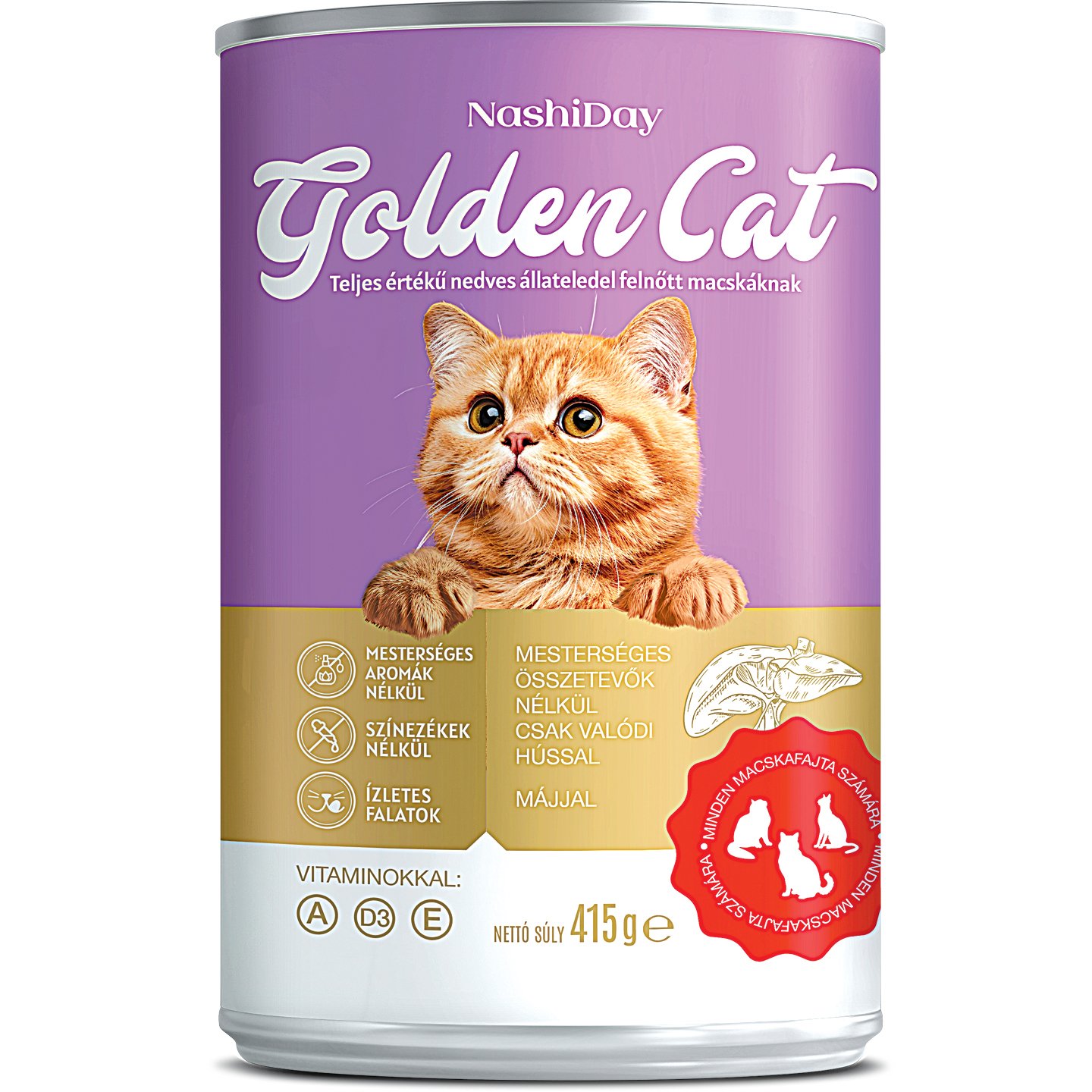 Macskaeledel Májjal