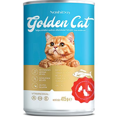 GOLDEN CAT MACSKAELEDEL HALLAL termékképe