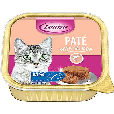 LOUISA PATÉ MACSKAELEDEL LAZACCAL termékképe