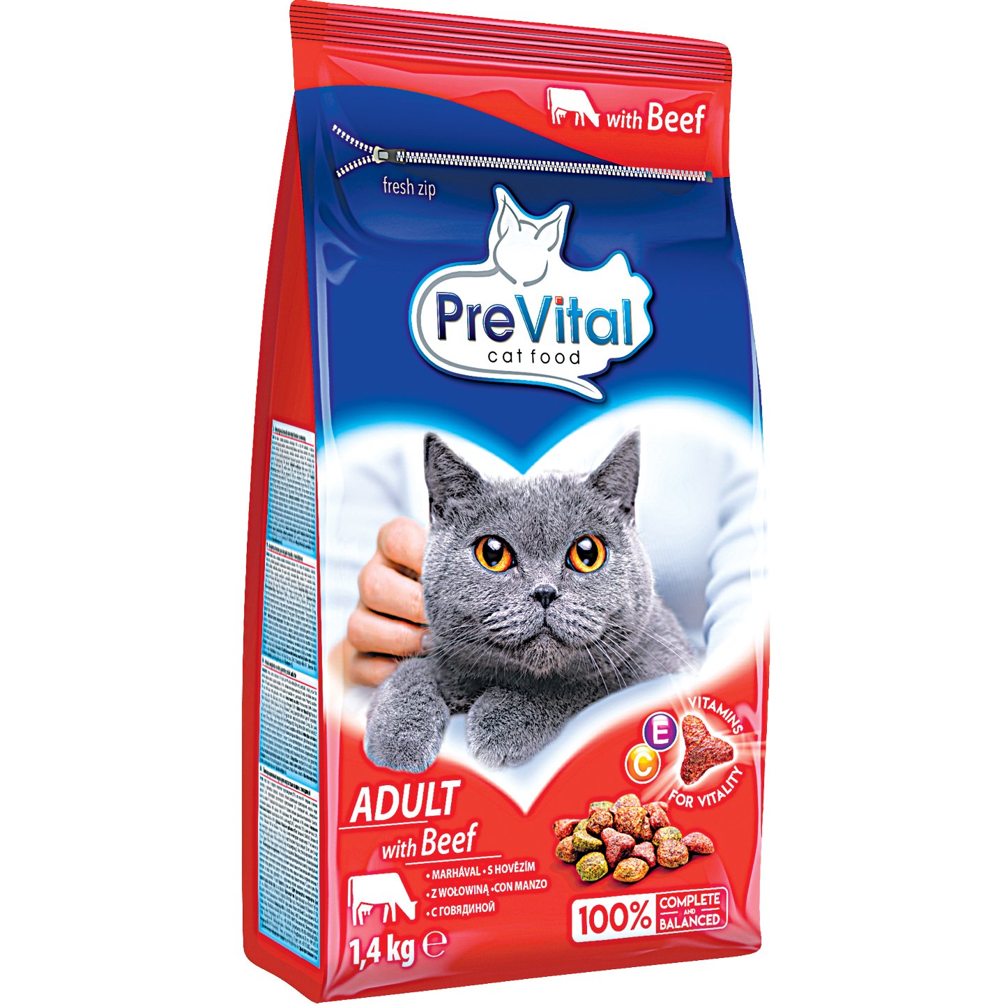 Prevital Száraz Macskaeledel Marhával