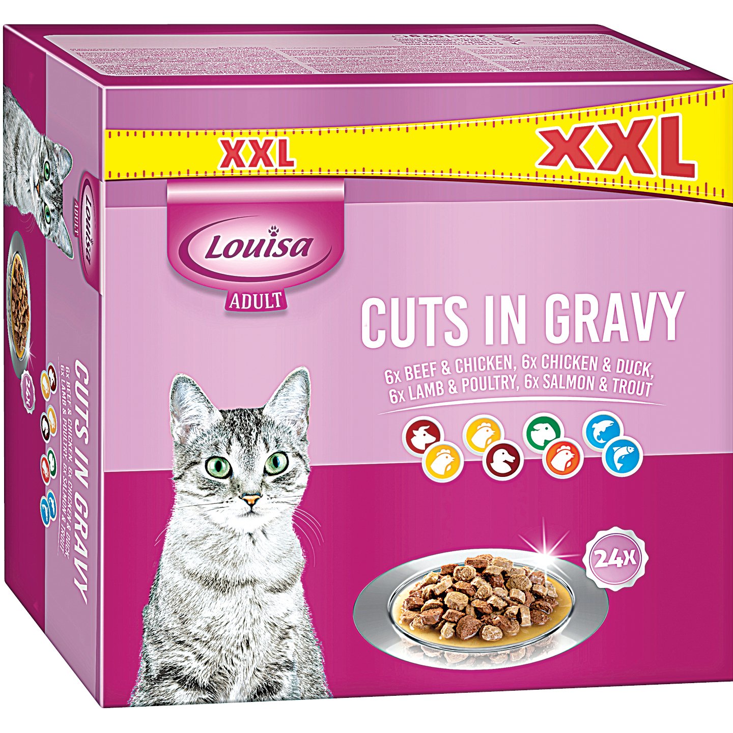 Louisa Macskaeledel Multipack Xxl