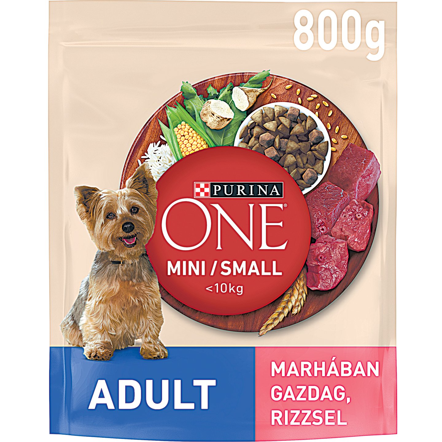 Purina One Mini Adult Száraz Kutyaeledel Marhával