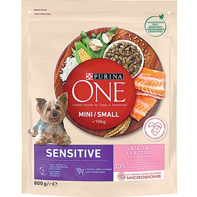 Image of PURINA ONE MINI SENSITIVE SZÁRAZ KUTYAELEDEL LAZACCAL